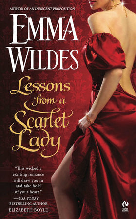 Lessons From a Scarlet Lady Paperback by Emma Wildes