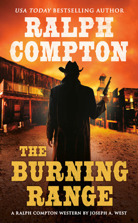 Ralph Compton the Burning Range Paperback by Joseph A. West