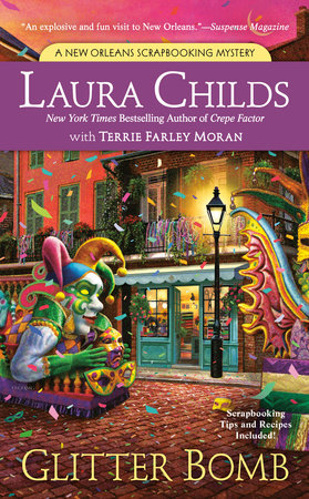 Glitter Bomb Paperback by Laura Childs with Terrie Farley Moran