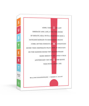 Subtext: 24 Literary Postcards Merchandise by Obvious State Studio
