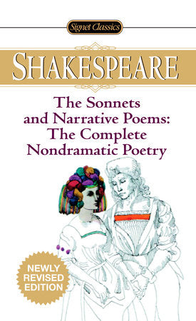 The Sonnets and Narrative Poems - the Complete Non-Dramatic Poetry Paperback by William Shakespeare