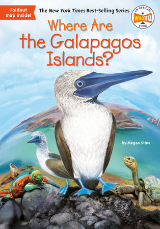 Where Are the Galapagos Islands? Paperback by Megan Stine; Illustrated by John Hinderliter