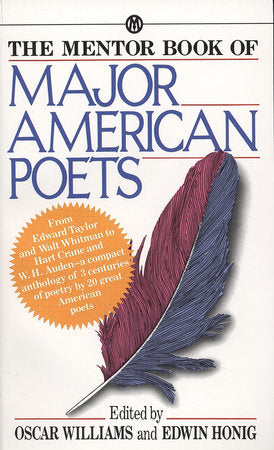 The Mentor Book of Major American Poets Paperback by Various
