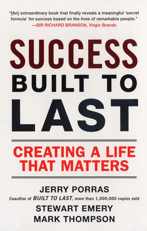 Success Built to Last Paperback by Jerry Porras