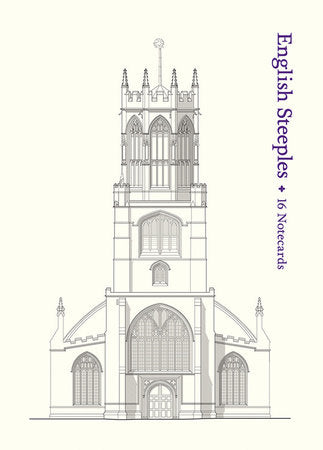 English Steeples: 16 Notecards Hardcover by Julian Flannery