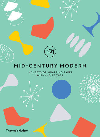 Mid-Century Modern: 10 Sheets of Wrapping Paper with 12 Gift Tags Merchandise by Frances Ambler