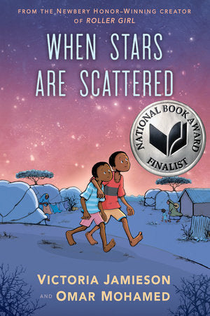 When Stars Are Scattered TR by Victoria Jamieson and Omar Mohamed; Illustrated by Victoria Jamieson; color by Iman Geddy