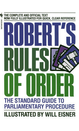 Robert's Rules of Order Paperback by Will Eisner