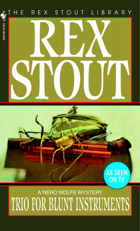 Trio for Blunt Instruments Paperback by Rex Stout