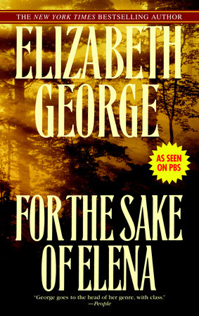 For the Sake of Elena Paperback by Elizabeth George
