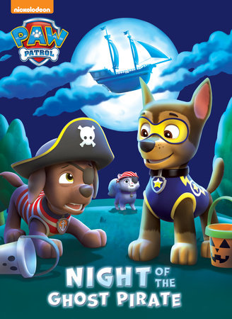 Night of the Ghost Pirate (Paw Patrol) Paperback by Golden Books; illustrated by Nate Lovett