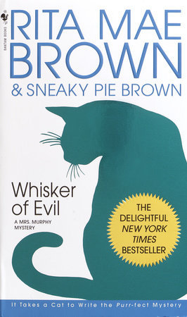 Whisker of Evil Paperback by Rita Mae Brown & Sneaky Pie Brown