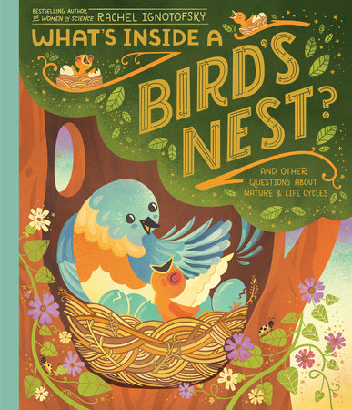 What's Inside A Bird's Nest? Paperback by Written and Illustrated by Rachel Ignotofsky