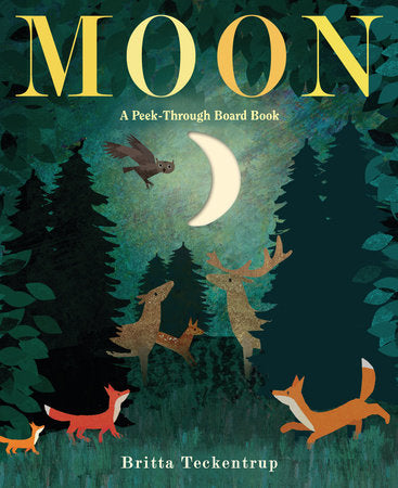 Moon: A Peek-Through Board Book Board Book by Britta Teckentrup