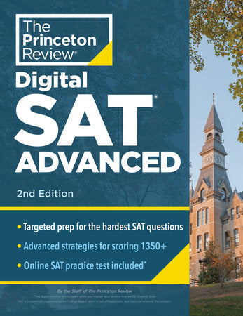 Princeton Review Digital SAT Advanced, 2nd Edition Paperback by The Princeton Review