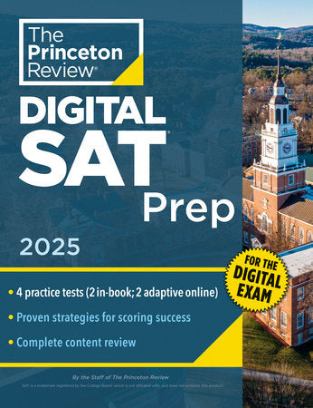 Princeton Review Digital SAT Prep, 2025 Paperback by The Princeton Review