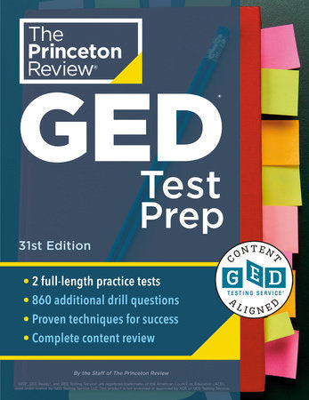 Princeton Review GED Test Prep, 31st Edition Paperback by The Princeton Review