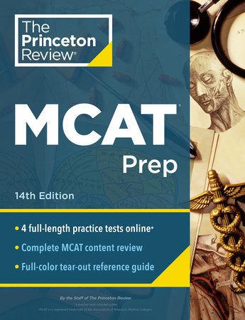 Princeton Review MCAT Prep, 14th Edition Paperback by The Princeton Review