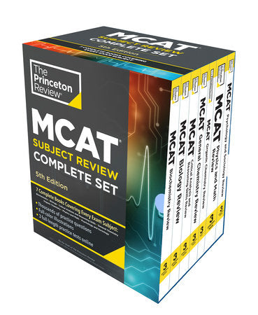 Princeton Review MCAT Subject Review Complete Box Set, 5th Edition Boxed Set by The Princeton Review