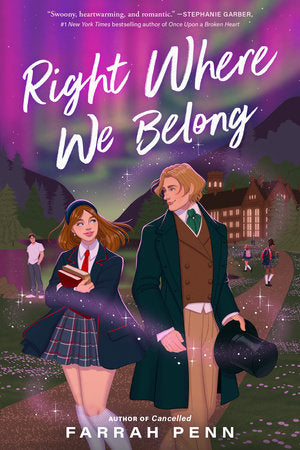 Right Where We Belong Hardcover by Farrah Penn