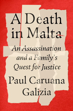 A Death in Malta Hardcover by Paul Caruana Galizia