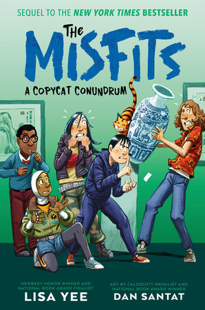 A Copycat Conundrum (The Misfits) Paperback by Lisa Yee; illustrated by Dan Santat