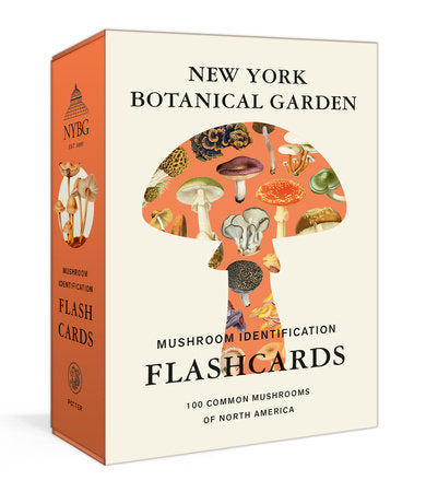 New York Botanical Garden Mushroom Identification Flashcards Merchandise by New York Botanical Garden