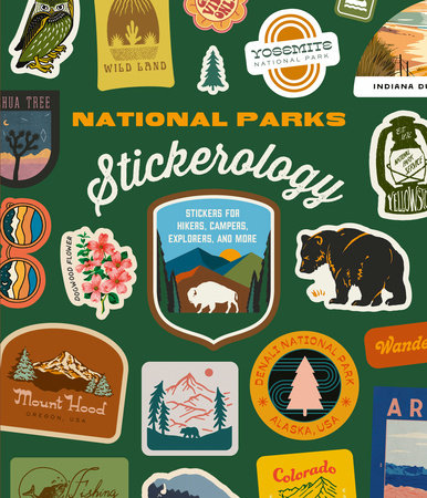 National Parks Stickerology Paperback by Potter Gift