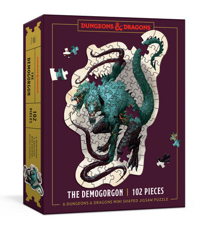 Dungeons & Dragons Mini Shaped Jigsaw Puzzle: The Demogorgon Edition Merchandise by Official Dungeons & Dragons Licensed