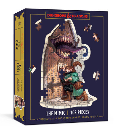 Dungeons & Dragons Mini Shaped Jigsaw Puzzle: The Mimic Edition Merchandise by Official Dungeons & Dragons Licensed