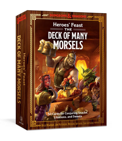 Heroes' Feast: The Deck of Many Morsels Merchandise by Kyle Newman, Jon Peterson, Michael Witwer, Sam Witwer, and Official Dungeons & Dragons Licensed