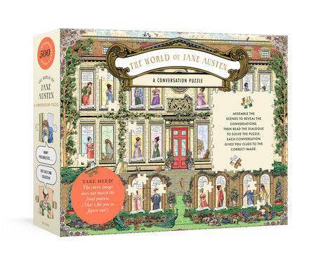 The World of Jane Austen: A Conversation Puzzle Merchandise by Jacqui Oakley
