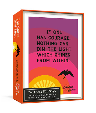 The Caged Bird Sings Note Cards Merchandise by Maya Angelou