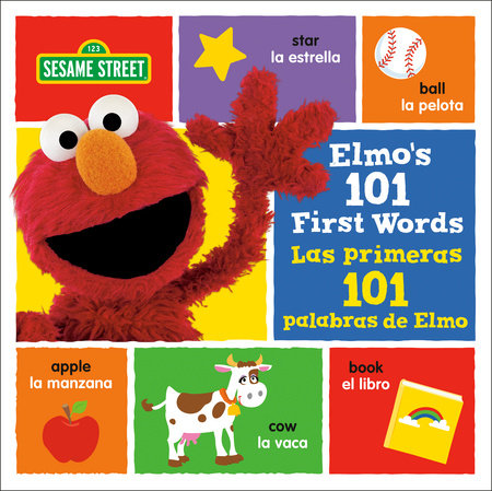 Elmo's 101 First Words/Las primeras 101 palabras de Elmo (Sesame Street) Board Book by Random House; illustrated by Barry Goldberg