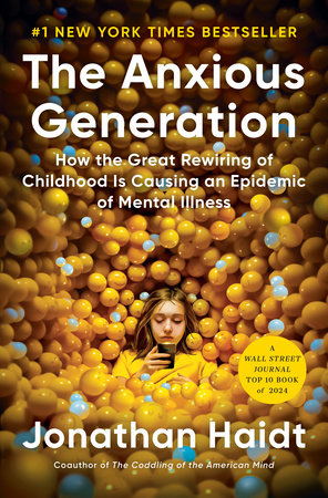 The Anxious Generation Hardcover by Jonathan Haidt
