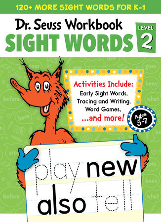 Dr. Seuss Sight Words Level 2 Workbook Paperback by Dr. Seuss