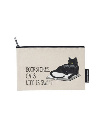 Bookstore Cats Pouch Merchandise by Out of Print