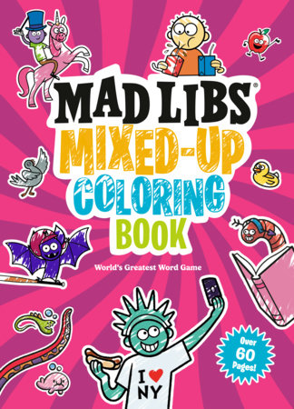 Mad Libs Mixed-Up Coloring Book Paperback by Mad Libs