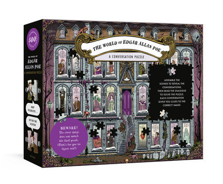 The World of Edgar Allan Poe: A Conversation Puzzle Merchandise by Jacqui Oakley