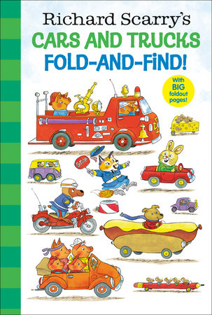 Richard Scarry's Cars and Trucks Fold-and-Find! Hardcover by Richard Scarry