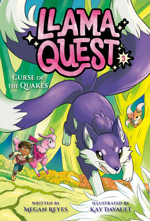 Llama Quest #3: Curse of the Quakes Paperback by Megan Reyes; illustrated by Kay Davault
