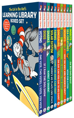 The Cat in the Hat's Learning Library Boxed Set Boxed Set by Bonnie Worth and Tish Rabe; illustrated by Aristides Ruiz, Joe Mathieu and Steve Haefele