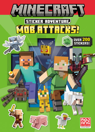 Minecraft Sticker Adventure: Mob Attacks! (Minecraft) TR by Random House; illustrated by Random House