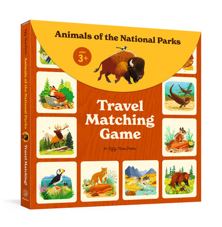 Animals of the National Parks Travel Matching Game Merchandise by Fifty-Nine Parks