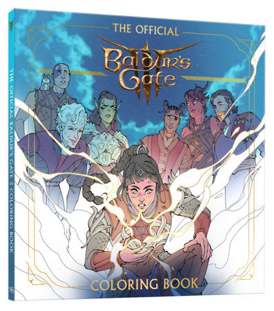 The Official Baldur's Gate 3 Coloring Book Paperback by Official Dungeons & Dragons Licensed; Illustrated by Jaki King