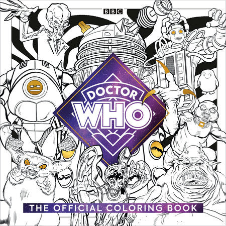 The Official Doctor Who Coloring Book Paperback by Mike Collins; Official Doctor Who Licensed