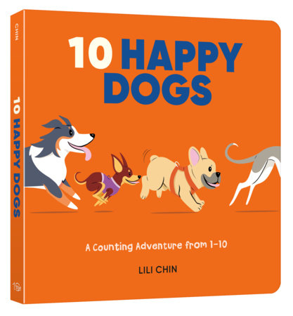 Ten Happy Dogs Board Book by Lili Chin