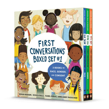 First Conversations Boxed Set #1 Boxed Set by Megan Madison and Jessica Ralli; Illustrated by Isabel Roxas and Anne/Andy Passchier