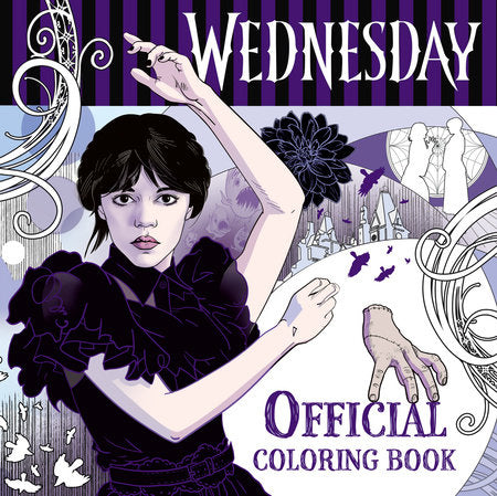 Wednesday: Official Coloring Book Paperback by Random House; illustrated by Mike Meskin