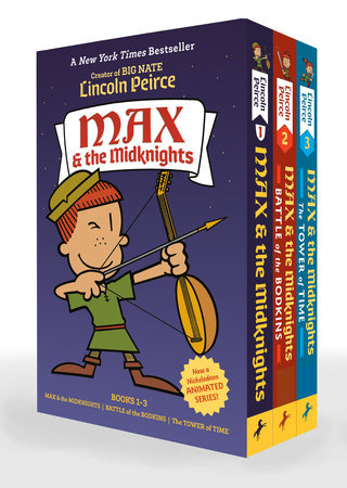 Max and the Midknights Paperback 3-Book Boxed Set Boxed Set by Lincoln Peirce